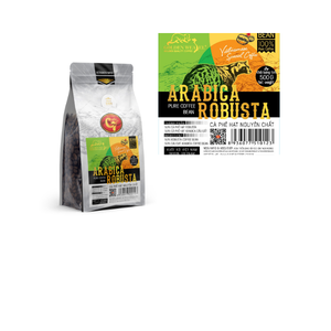 Granos de café tostados medianos orgánicos Premium Hucafood Arábica y Robusta secos directamente de Vietnam con servicio OEM ODM - Product Image 3