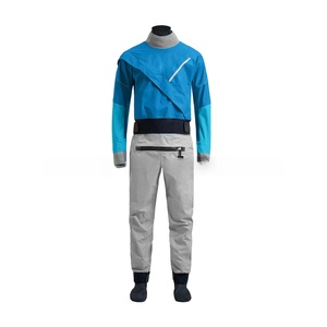 Traje seco de Kayak para hombre a precio barato, acolchado para surf, kayak, de 3 capas tela impermeable, cuello cómodo de neopreno y muñeca de neopreno - Product Image 4