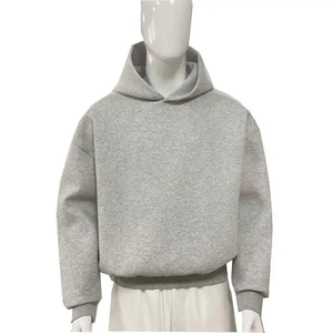 Sweats à capuche en molleton de coton surdimensionné pour hommes - Haute qualité, chaud pour l'hiver, épaules tombantes, couleurs et tailles personnalisées, design de poche - Product Image 4