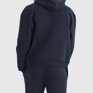 ชุดวอร์มสองชิ้นสำหรับผู้ชาย2025แบบเรียงซ้อนกางเกง100% และมีฮู้ดผ้าฝ้ายเฟรนช์เทอร์รี่ - Product Image 4