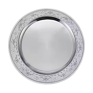 Metal de Material de PC de alta calidad para patrón de placa de cargador 2025 PARA CENA DE boda que sirve caliente y sabroso - Product Image 4