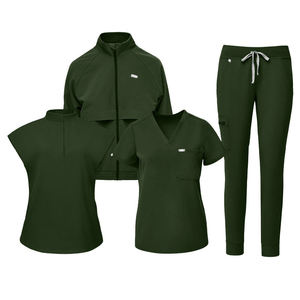 Custom Breathable Hospital Uniform Nurse Medical <b>Scrub</b> Uniform <b>Sets</b> Spandex Nursing <b>Scrubs</b> for Unisex - Product Image 4