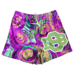 2025 pantalones cortos de gimnasio para hombres 100% poliéster transpirable Casual Nylon Camo Cargo Diseño impresión Digital para actividades al aire libre - Product Image 4