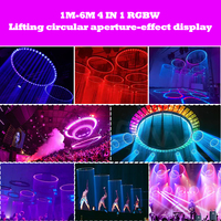 Anneau cinétique Dmx treuil scène cinétique Led faisceau de levage Led cercle anneau lumineux pour discothèque fête Disco