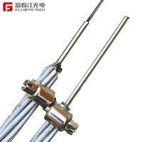 Câble à fibres optiques autoportant OPGW, fil de terre, prix du câble OPGW, fabricant d'usine FCJ Supply