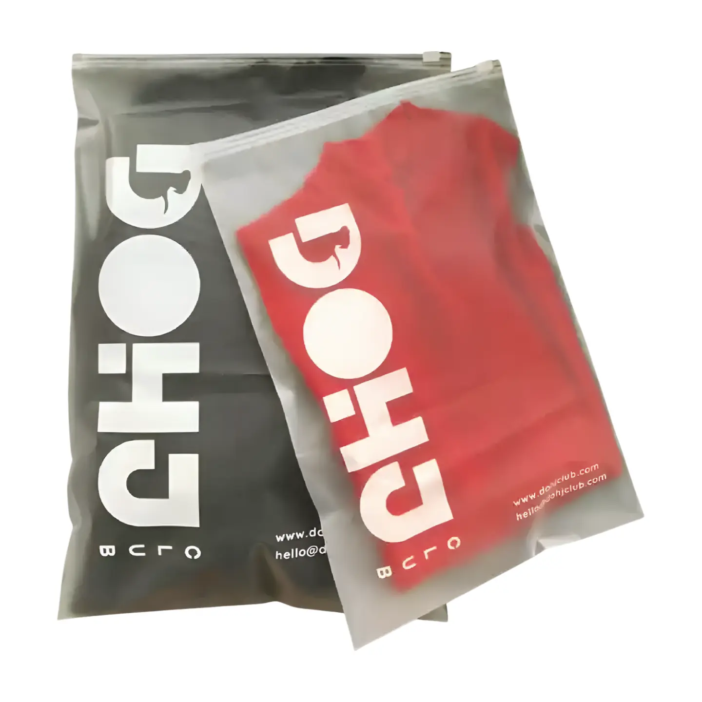 Custom Logo Printing Biodegradable Black Plastic Zipper Bag Clothing Garment Bags Hoodies Tshirt Packaging Ziplock Pouch Vietnam