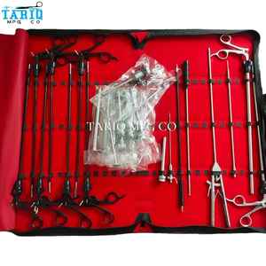 Recién llegado, pinzas laparoscópicas de acero, tijeras, pinza, disector y soporte de aguja, Kit completo de cirugía, uso Manual - Product Image 2
