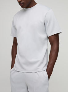 OEM vente en gros ensemble de 2 pièces de t-shirts pour hommes en coton doux personnalisé de haute qualité au quotidien décontracté col rond manches courtes 220 grammes - Product Image 2