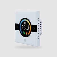 Termostat Pemanas Lantai Layar Sentuh WiFi Pintar SS602H 16A Fleksibel untuk Rumah dan Kantor, Sistem Elektrik di Bawah Lantai, Aplikasi Tuya