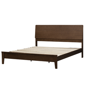 Modern Home Furniture Solid Wood Double & Queen <b>Bed</b> <b>Frame</b> in Claro Walnut - Product Image 6