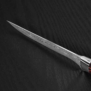 Cuchillo de Cocina Timhome, Nuevo, Personalizado, de 6 Pulgadas, Acero con Alto Contenido de Carbono, Mango de Madera Pakka, Ecológico, para Deshuesar - Product Image 2