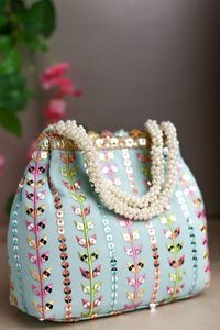 Bolsos de Mano Bordados de Estilo Bohemio Únicos y Expandibles, con Perlas, Diseño Elegante, Forro Personalizado, Colores Personalizados, Venta al por Mayor - Product Image 5