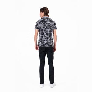 เสื้อยืดโปโลของผู้ชายทรงพอดีตัวผ้าโพลีเอสเตอร์แห้งเร็วเสื้อยืดพิมพ์ลายพิมพ์โลโก้แบบระเหิดสำหรับผู้ชาย - Product Image 4