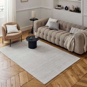 Alfombra decorativa para el hogar Carmel a rayas gris crema modelo 6010 - Product Image 2