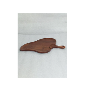 Plato de madera de acacia de tamaño pequeño con forma de hoja, superventas, para servir vajilla de mesa, calidad increíble a un precio razonable - Product Image 6
