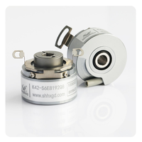 KM42-S6S19RD-001 Encoder Absolut Multi-putaran 19Bit SSI IP65 Koneksi Kabel Poros 6mm untuk Robot Motor Servo