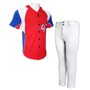 Uniforme de béisbol en blanco personalizado para hombres al por mayor para adultos/Uniformes de béisbol cómodos y transpirables recién llegados 2023 - Product Image 5