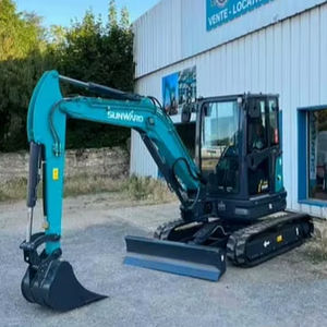 Pour Sunward Swe 35UF Mini pelle sur chenilles Yanmar moteur KYB cylindre hydraulique clé Yamar moteur pompe boîte de vitesses engrenage PLC roulement - Product Image 1