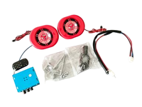 Système audio MP3 étanche pour moto FEKON FK150 - Stéréo 12V pour guidon avec radio FM, USB, carte TF et AUX