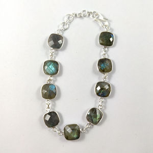 9.8 Grams Labradorite Fine <b>Charm</b> Bracelet - Product Image 1