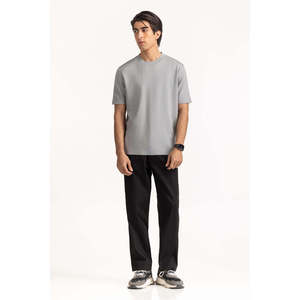 Sweater Knit T-Shirt <b>Blank</b> Design MN-TS-SS25-213 200g 300g Fabric <b>Weights</b> Compressed Animated Pattern T-Shirts Screen Heavy - Product Image 6