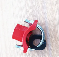 Raccords de tuyauterie pour système d'incendie de haute qualité en fonte ductile, conception à bride, peinture époxy, fixation flexible à boulon en U moulé
