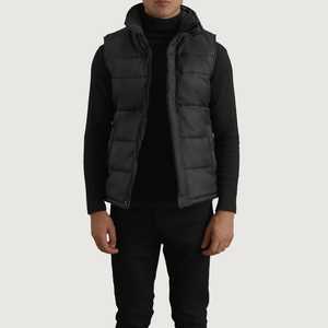 Respirant hommes décontracté bouffant gilet Slim Fit matelassé sans manches veste léger chaud en plein air vêtements d'hiver - Product Image 1