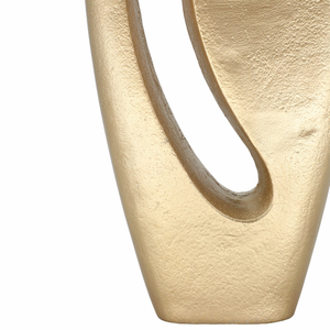 Seller Recommended Classy Style Aluminum Flower Vase Design Desk Flower Vase Gold for Dinning Table & Wedding <b>Gifts</b> Decor - Product Image 4