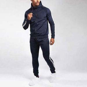 Vêtements de sport décontractés pour hommes Survêtement à la mode avec capuche zippée Vêtements d'extérieur d'hiver - Product Image 4