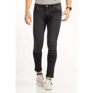 กางเกงยีนส์ทรงดินสอเอวกลางทรงวินเทจเข้ารูป ขากว้าง สีสโตนวอช เอวสูง แฟชั่นสำหรับฤดูหนาว - Product Image 1