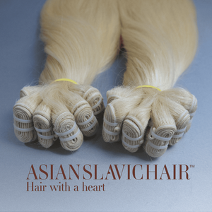 Cheveux vierges 100% avec extensions de cheveux de trame Cheveux crus de qualité supérieure du Vietnam de Asianslavichair - Product Image 3