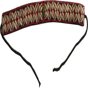 Cotton shell beaded <b>Belt</b> for Women Fashion Black Bag White Western OEM Logo Style Buckle <b>Fabric</b> Packing Pcs Color usa - Product Image 1