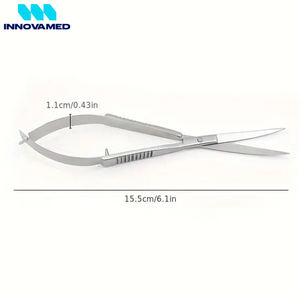 Tijeras de Punta Curva con Resorte, de Acero Inoxidable, Herramienta de Poda para Plantas de Acuario, para el Mantenimiento de Peceras - Product Image 4