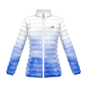Chaqueta Acolchada con Cremallera para Mujer, Diseño Sublimado Personalizado 2026, Tela Premium de Invierno, Logotipo Frontal, Tela Premium de Otoño - Product Image 1