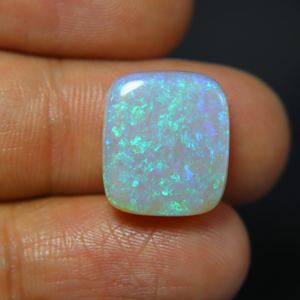 Cabujón de ópalo australiano Natural de 13,00 quilates, ópalo de Fuego Azul australiano, Ópalo de cristal, fabricación de joyas, piedras preciosas sueltas - Product Image 2