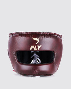 Protector de cabeza de boxeo con mosca hecho a mano de alta calidad, protector de cabeza de entrenamiento de boxeo completo, protector de cabeza de combate personalizado, todos los tamaños disponibles - Product Image 1