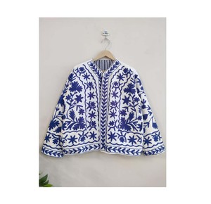 Đầy Màu Sắc Dân tộc Suzani Thêu Áo Khoác Bông Bông Áo Khoác Cho Mùa Đông Mặc Tay Thêu Áo Khoác Ngắn - Product Image 1