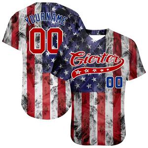 เสื้อเบสบอลผ้าโพลีเอสเตอร์ Raglan สองสีเสื้อ/กระดุมเสื้อลง100% ออกแบบได้ตามที่ต้องการ - Product Image 3