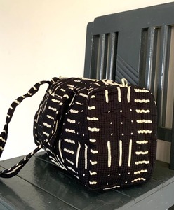 Handmade Durable Cotton <b>Block</b> Print Black Casual Sport Weekender Duffle Bag Travel Gym <b>Yoga</b> Quilted Luxury Eco-Friendly Large - Product Image 4