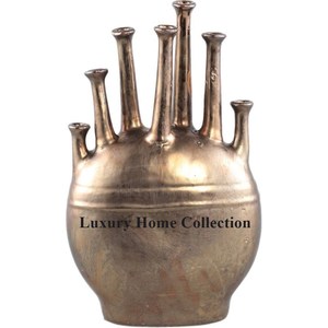 Nouvelle industrie tendance Antique Design Pot de fleur et Vase couleur marron porte-fleur pour vaisselle pièce maîtresse décoration fournitures - Product Image 1