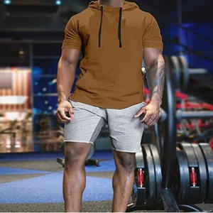 Sudadera con capucha y cremallera de cara completa con estampado de hombros abullonados en blanco de gran tamaño informal personalizada al por mayor para hombre - Product Image 4