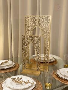 Calendario Decorativo de Metal para Mesa de Ramadán con Estilo Islámico Tradicional |   Duradero e Impermeable para Escritorio y Mesa - Product Image 2