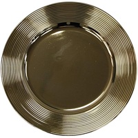 Ensemble de 10 plaques de chargeur de couleur verte métallique avec couleur et tailles personnalisées aux prix de gros avec taille 13 pouces
