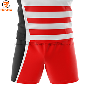 Uniforme de rugby 2025 le plus vendu à un prix raisonnable Impression par sublimation Conception de logo personnalisé Uniforme de rugby unisexe Service OEM - Product Image 4