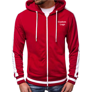 2025 logotipo personalizado Slim Fit ropa deportiva sudaderas con capucha de lana de alta calidad con cremallera bordada estilo diferente invierno con capucha al por mayor - Product Image 4