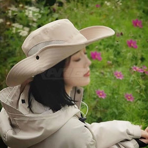 Chapeau de safari classique, chapeau de voyage à large bord, coupe confortable pour les aventures en plein air et la protection solaire - Product Image 3