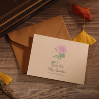 Enveloppe cadeau en papier kraft brun classique, écologique, biodégradable, recyclable, avec rabat, logo personnalisé, boutique artisanale