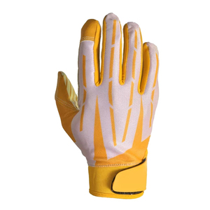 Gants de gardien de but de football personnalisés, avec impression en relief en caoutchouc, en cuir pleine fleur, antidérapants, respirants, avec sangle de poignet réglable - Product Image 5