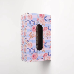 Wooden Tissue Box Painted Prints Latest & Unique Tissue Box Modern & Attractive Napkin Box Multicolor Tissue Box Best Selling - Product Image 1
