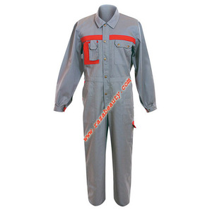 100% Polyester FR décontracté taille moyenne réfléchissant sécurité travail combinaison fermeture éclair antistatique industriel hiver été - Product Image 3